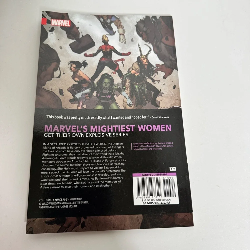 Marvel A-Force Secret Wars Trade Paperback‎ 2015 First Printing Comic Book